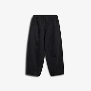 Barrel-leg bukser i Tencel - Tween - Black | 100133 Asta