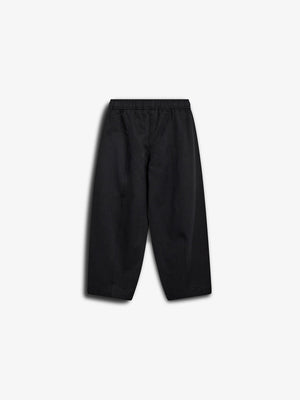 Barrel-leg bukser i Tencel - Tween - Black | 100133 Asta