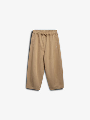 Barrel-leg bukser i Tencel - Tween - Beige | 100135 Asta