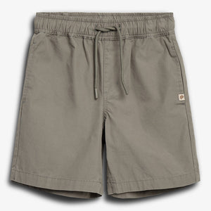 Poplin Shorts Solid - Grøn Røg | 100137 Sixten