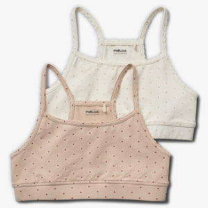 Crop top 2-pak - Rose | 100149 Clara