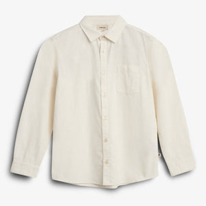 Hør skjorte - Tween - Off white | 100170 Pelle
