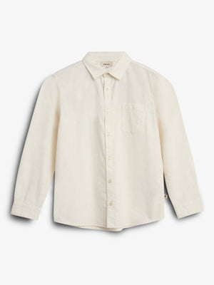 Hør skjorte - Tween - Off white | 100170 Pelle