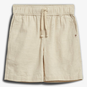 Baggy Hør Shorts - Natur | 100187 Noah