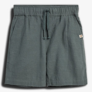 Baggy Hør Shorts - Petrol | 100188 Noah