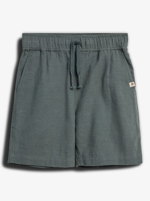 Baggy Hør Shorts - Petrol | 100188 Noah