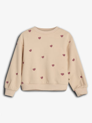Sweatshirt med broderi - Tween - Rose | 100415 Liva