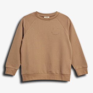 Sweatshirt med rund hals - Beige | 100203 Ryan