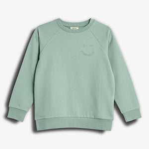 Sweatshirt med rund hals - Tween - Grøn | 100365 Ryan