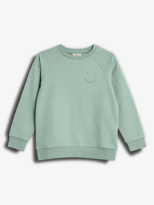 Sweatshirt med rund hals - Tween - Grøn | 100365 Ryan