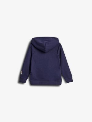 Klassisk Hoodie - Kids - Marineblå | 100213 Felix