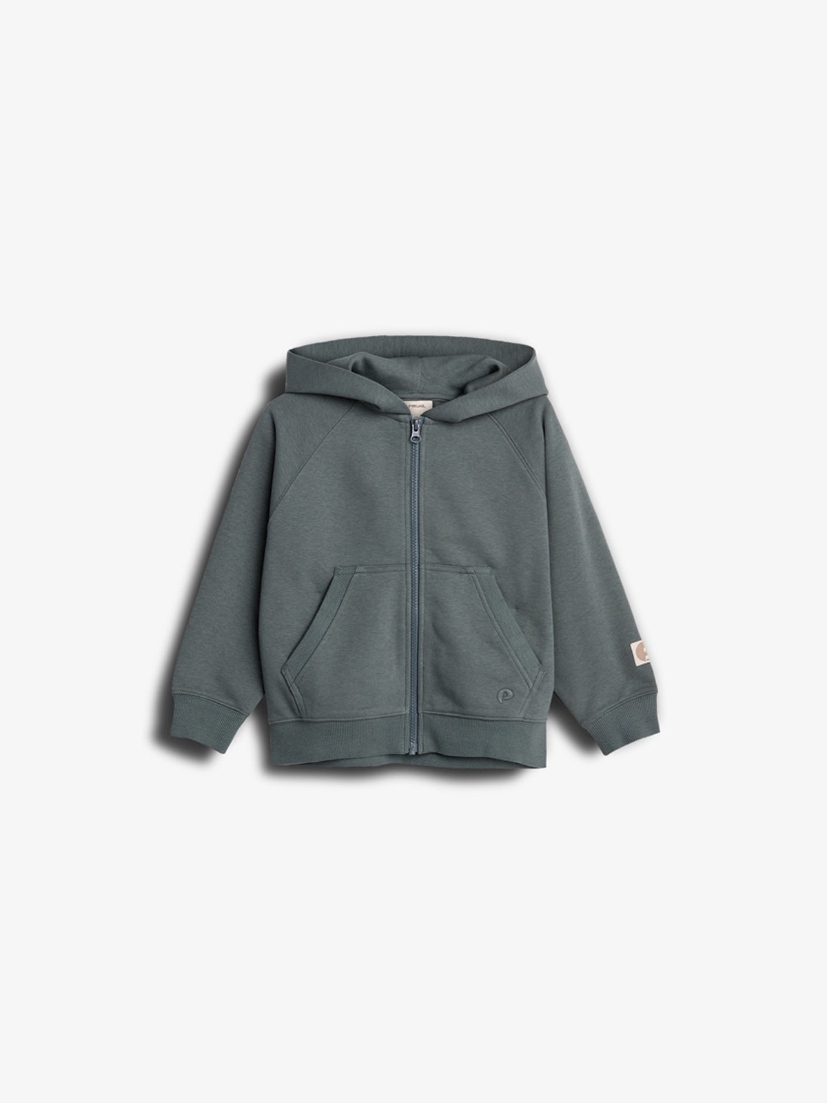 Klassisk Hoodie m. Lynlås - Kids - Petrol | 100218 Felix