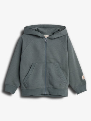 Klassisk Hoodie m. Lynlås - Tween - Petrol | 100376 Felix