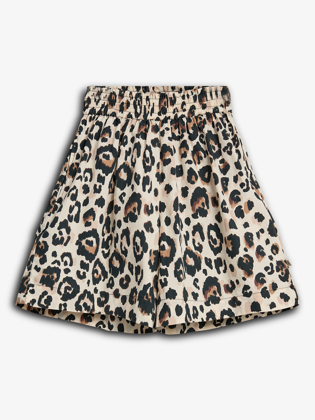 Baggy Poplin Shorts - Tween - Leopardprint | 100222 Laura