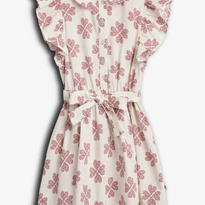 Skjortekjole med hjerteprint - Off White / Blush | 100236 Cloe