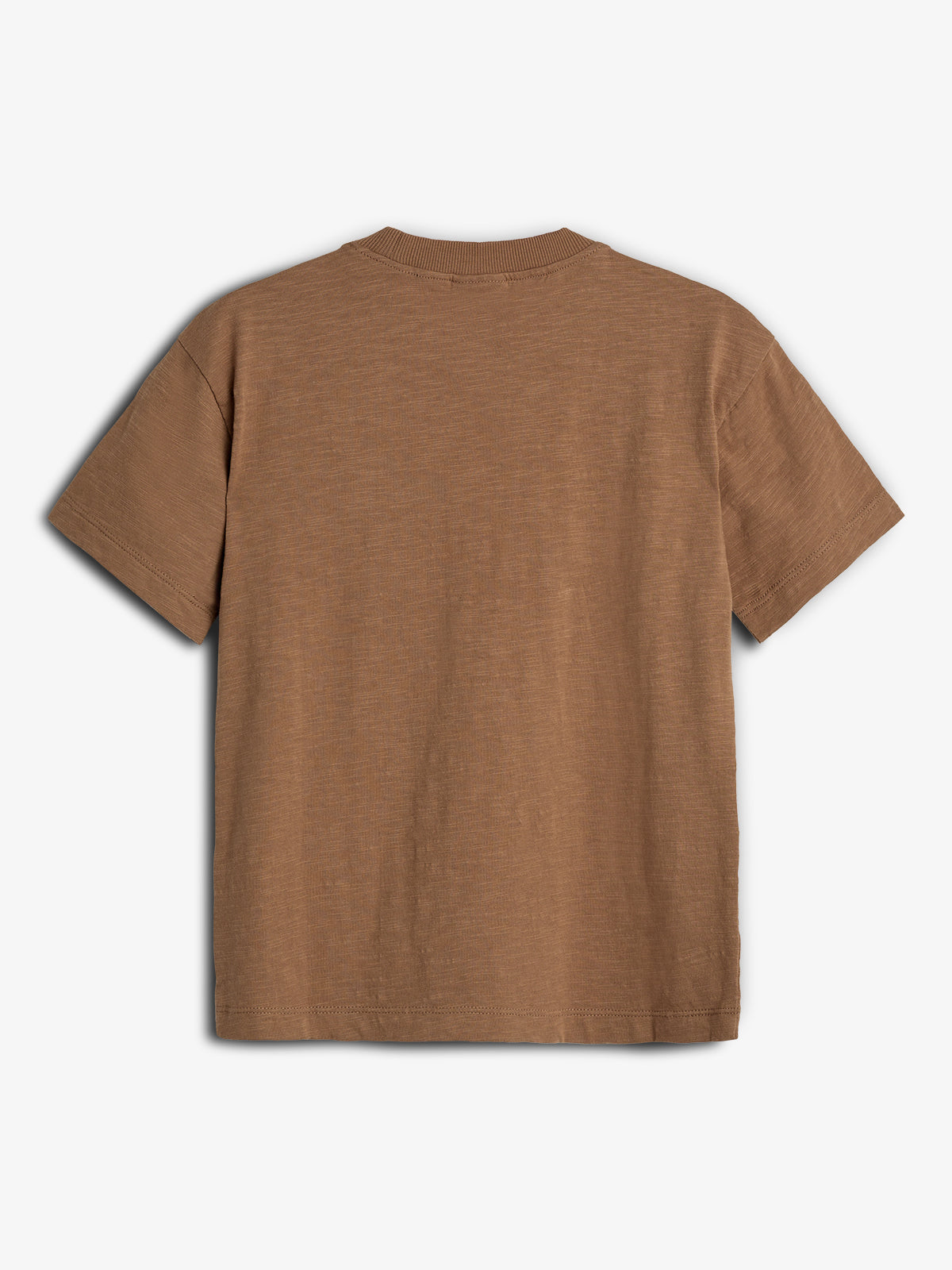 T-Shirt i Slub Jersey med Lomme - Fransk Beige | 100251 Emil