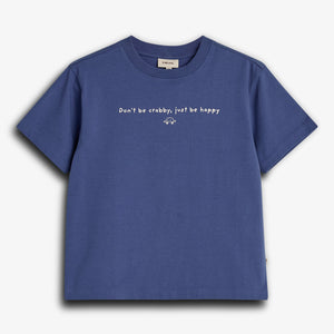 T-Shirt - Støvet Kobalt | 100253 Pedro