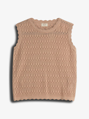 Strikket Top - Tween - Rose | 100281 Vivi