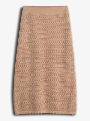 Strikket Nederdel - Tween - Rose | 100283 Vivi