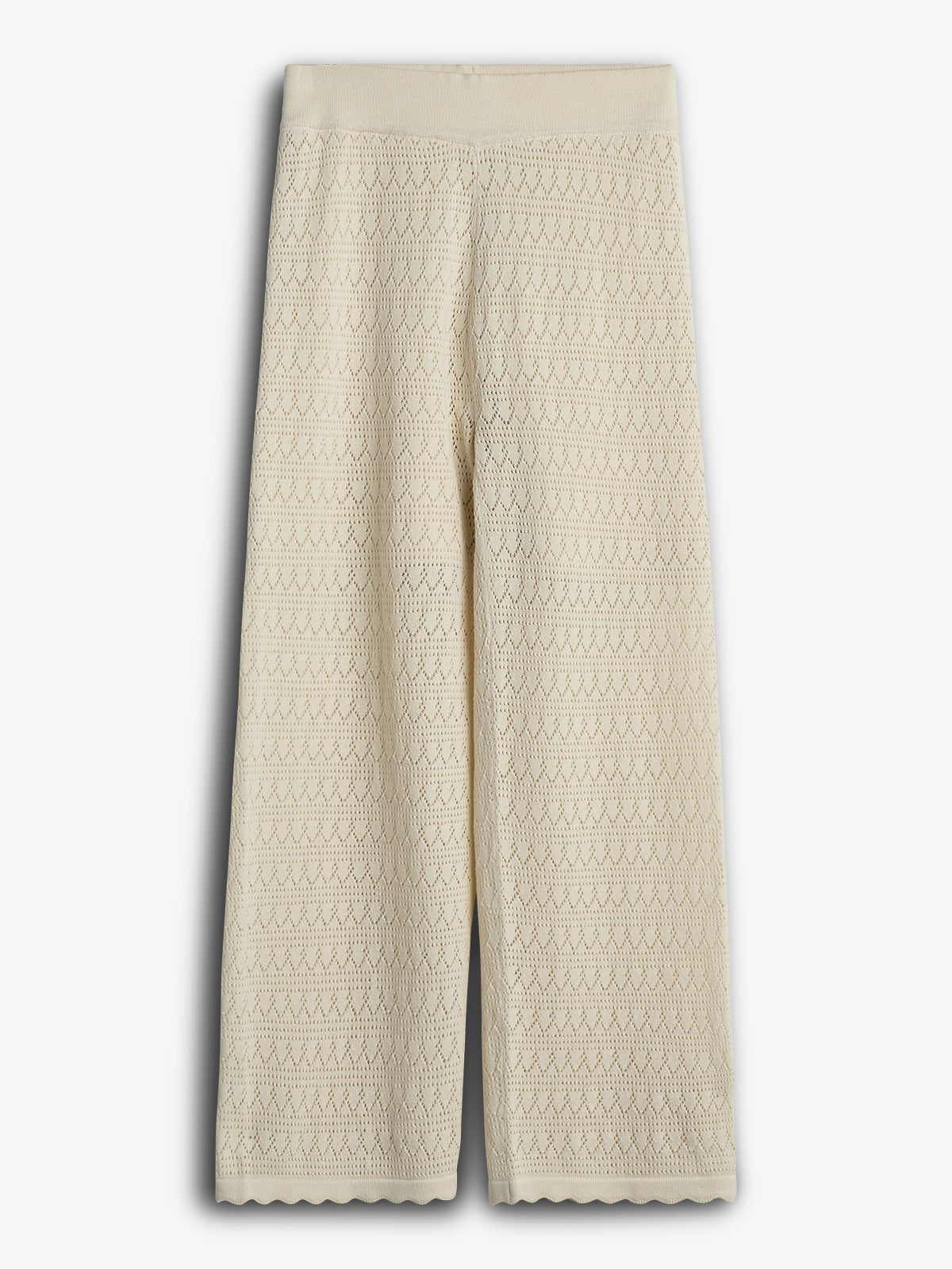 Strikkede Bukser - Tween - Off White | 100284 Vivi