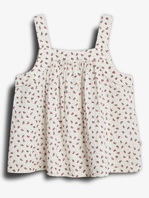 Blomstret Top - Tween - Blush Blomst | 100424 Annie