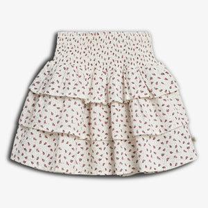 Blomstret Flæsenederdel - Tween - Blush Blomst | 100427 Annie