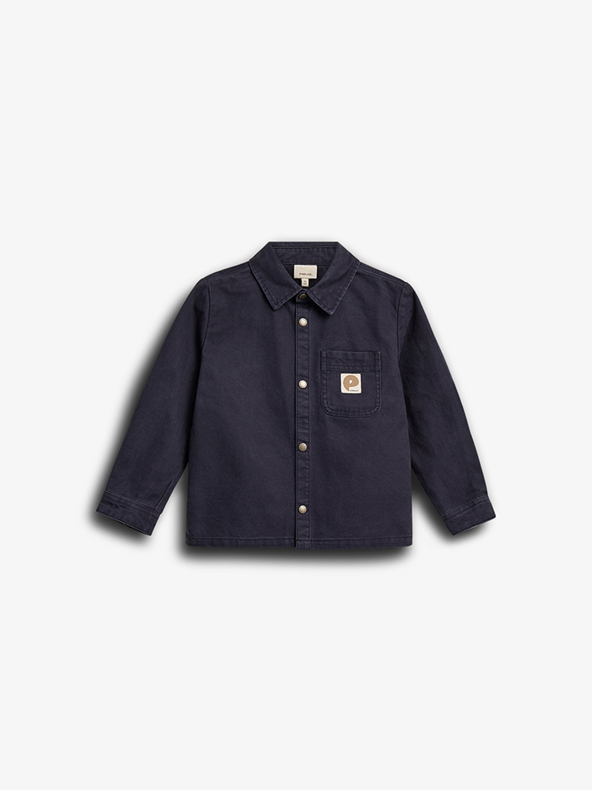 Canvas Overshirt - Kids - Marineblå | 100128 Dereck