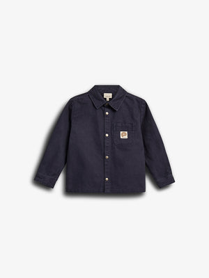 Canvas Overshirt - Kids - Marineblå | 100128 Dereck