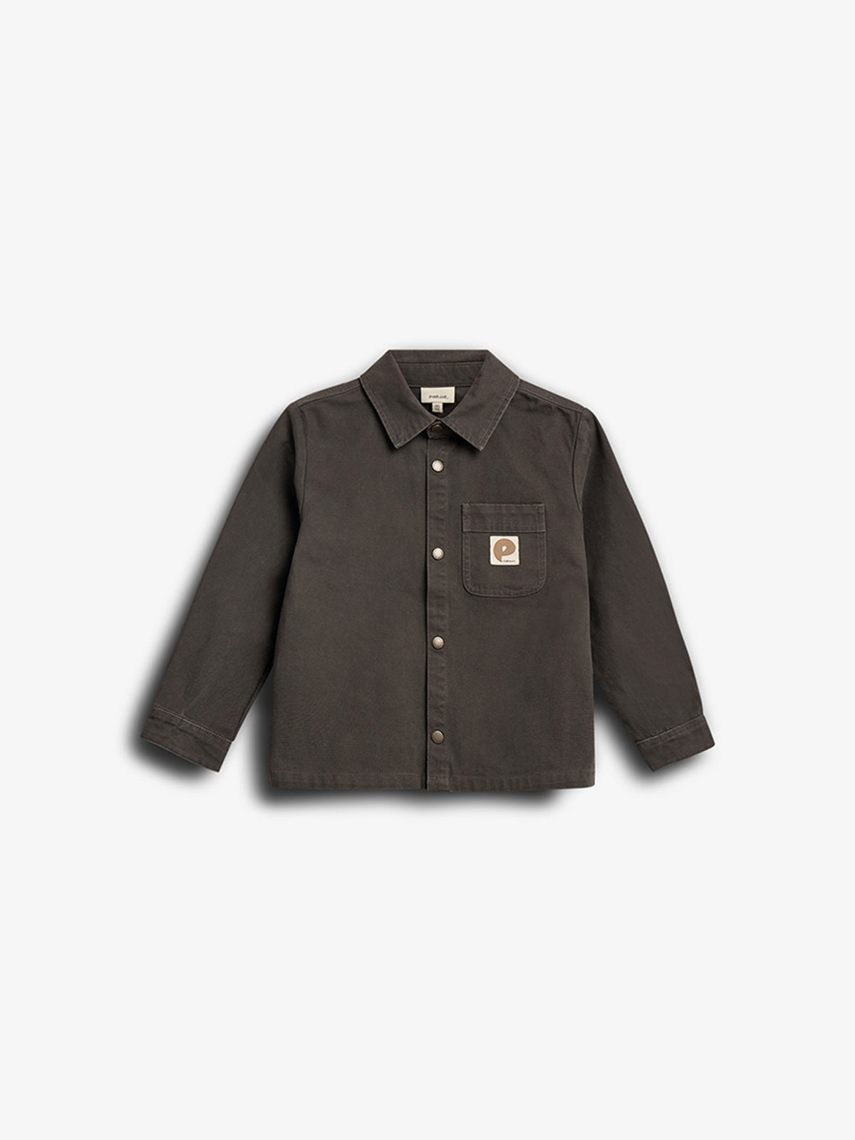 Canvas Overshirt - Kids - Mørkegrå | 100129 Dereck
