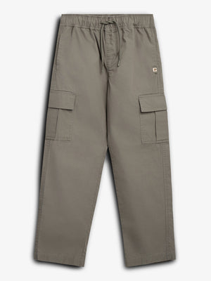 Poplin Cargo Bukser - Tween - Grøn Røg | 100351 Sixten