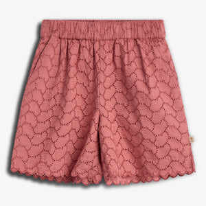 Shorts m. Sommerfuglebroderi - Tween - Blush | 100437 Karla