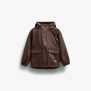 Skaljakke med påsyet lomme - Kids - Chocolate | 100499 Luke