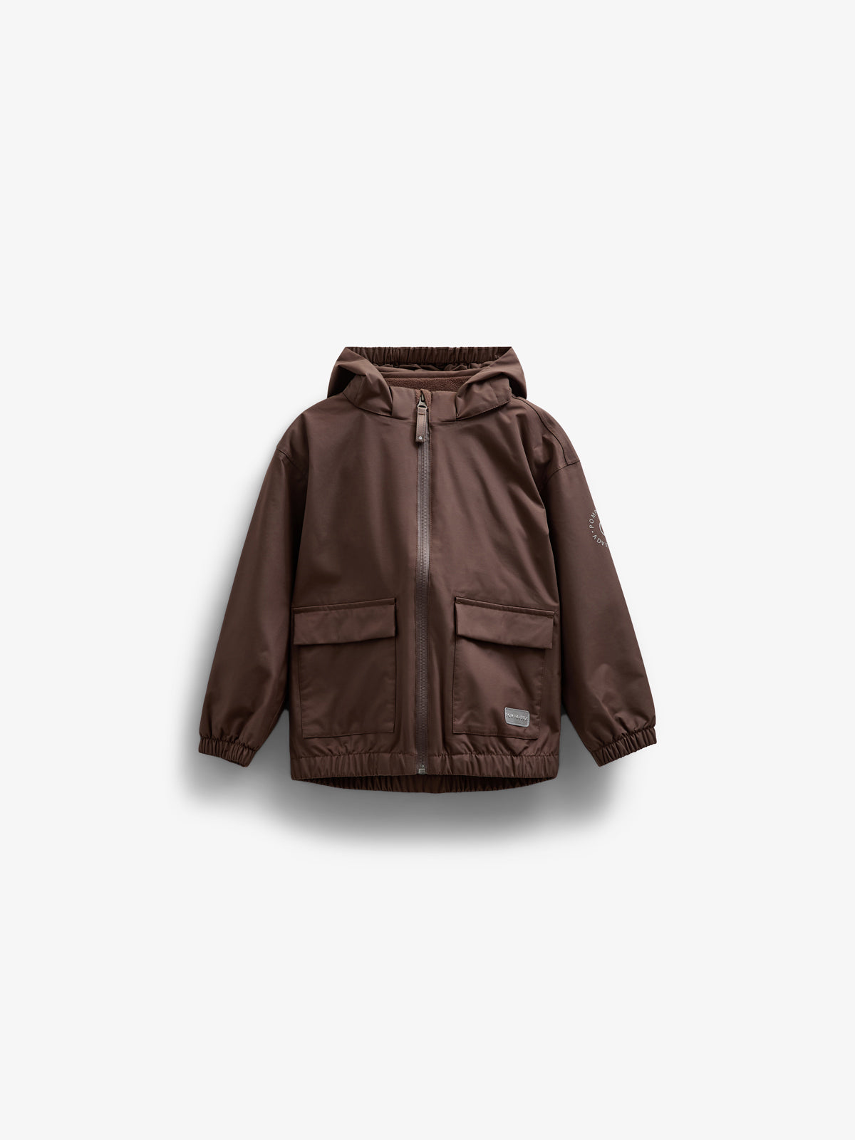 Skaljakke med påsyet lomme - Kids - Chocolate | 100499 Luke