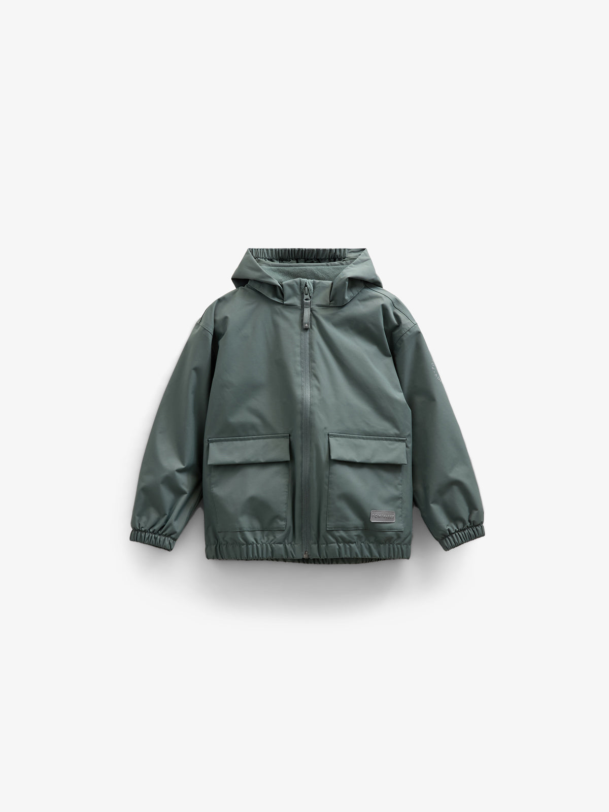 Skaljakke med påsyet lomme - Kids - Dusty Dark Green | 100501 Luke