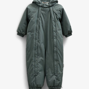 Flyverdragt med dobbelt lynlås - Kids - Dusty Dark Green | 100520 Calgary