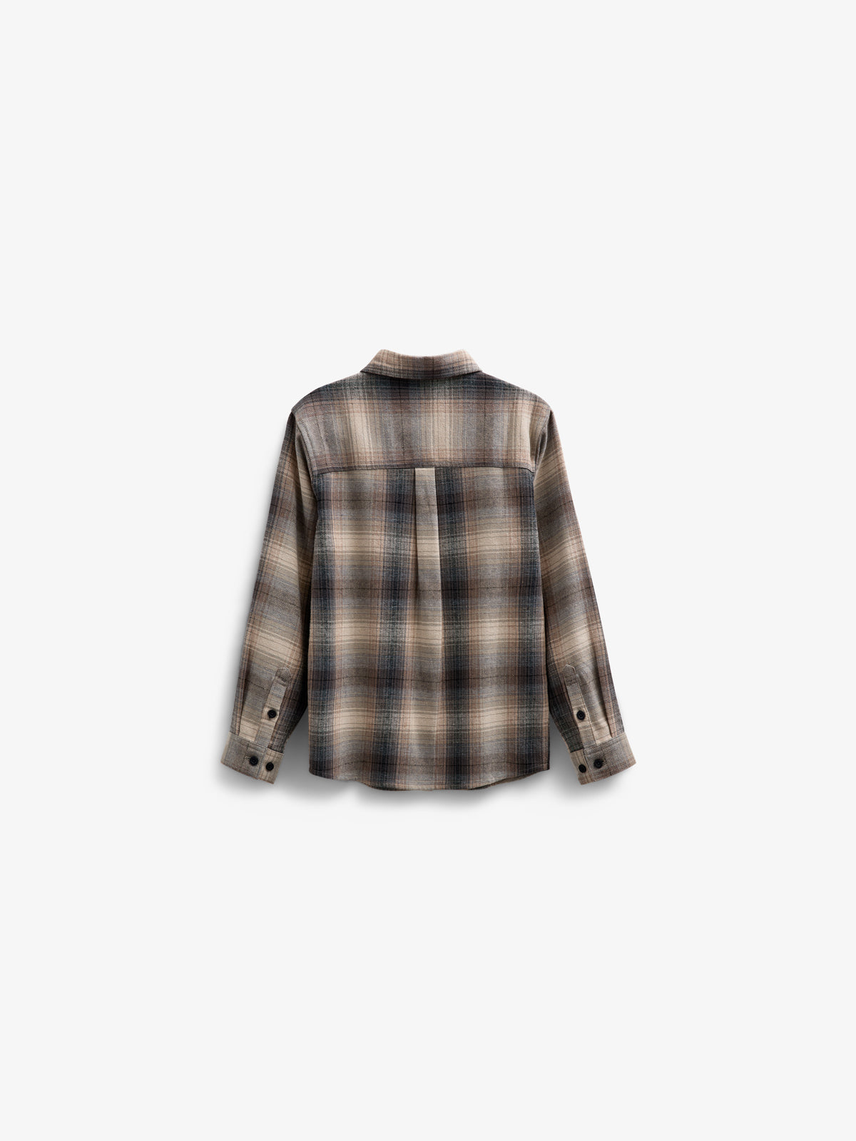 Ternet flannelskjorte - Tween - Brown Navy Check | 100527 Henry