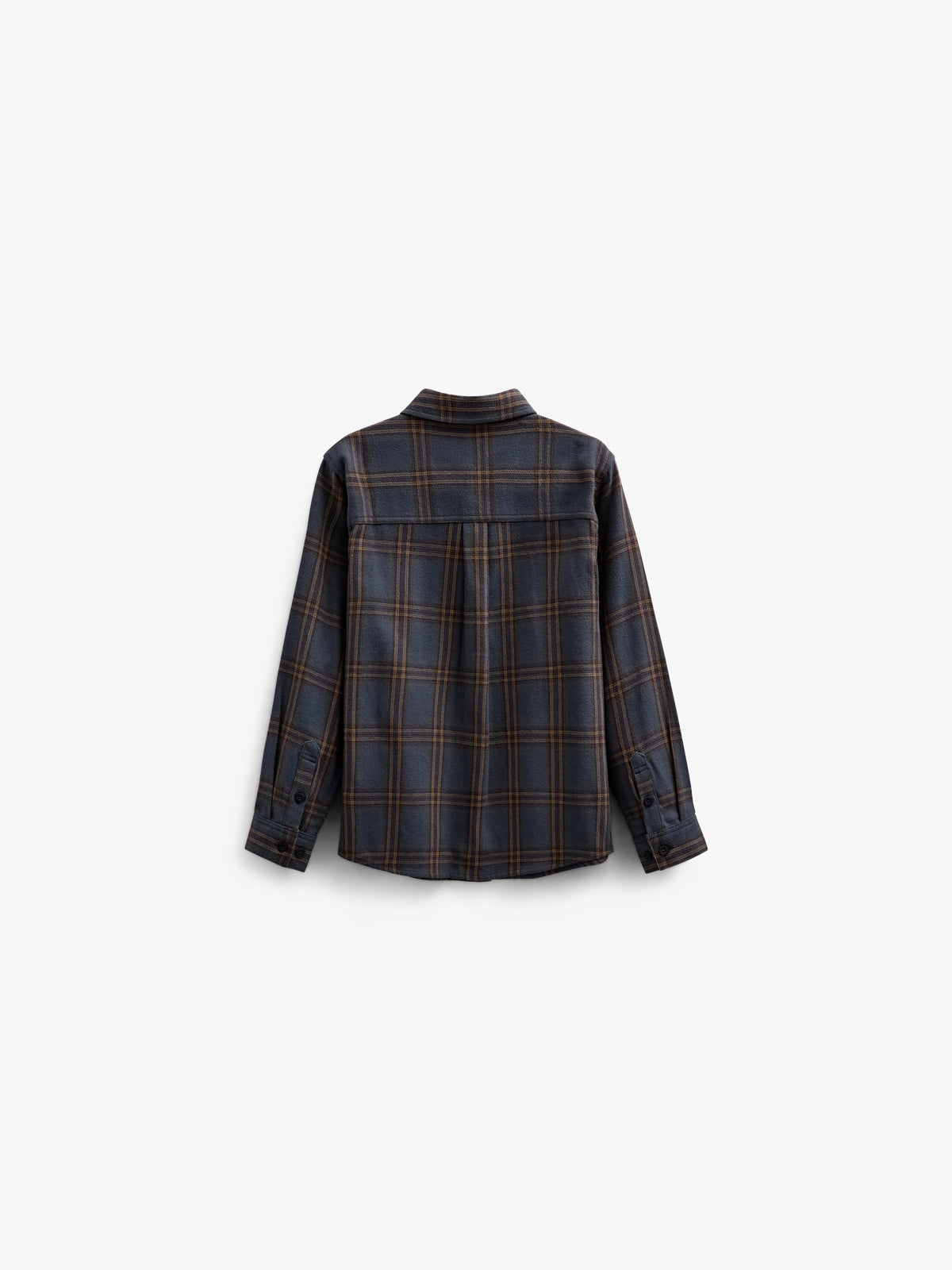 Ternet flannelskjorte - Tween - Navy Check | 100528 Henry