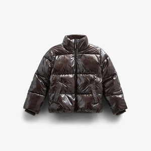 Shinny Pufferjakke - Tween - Chocolate | 100532 Violet