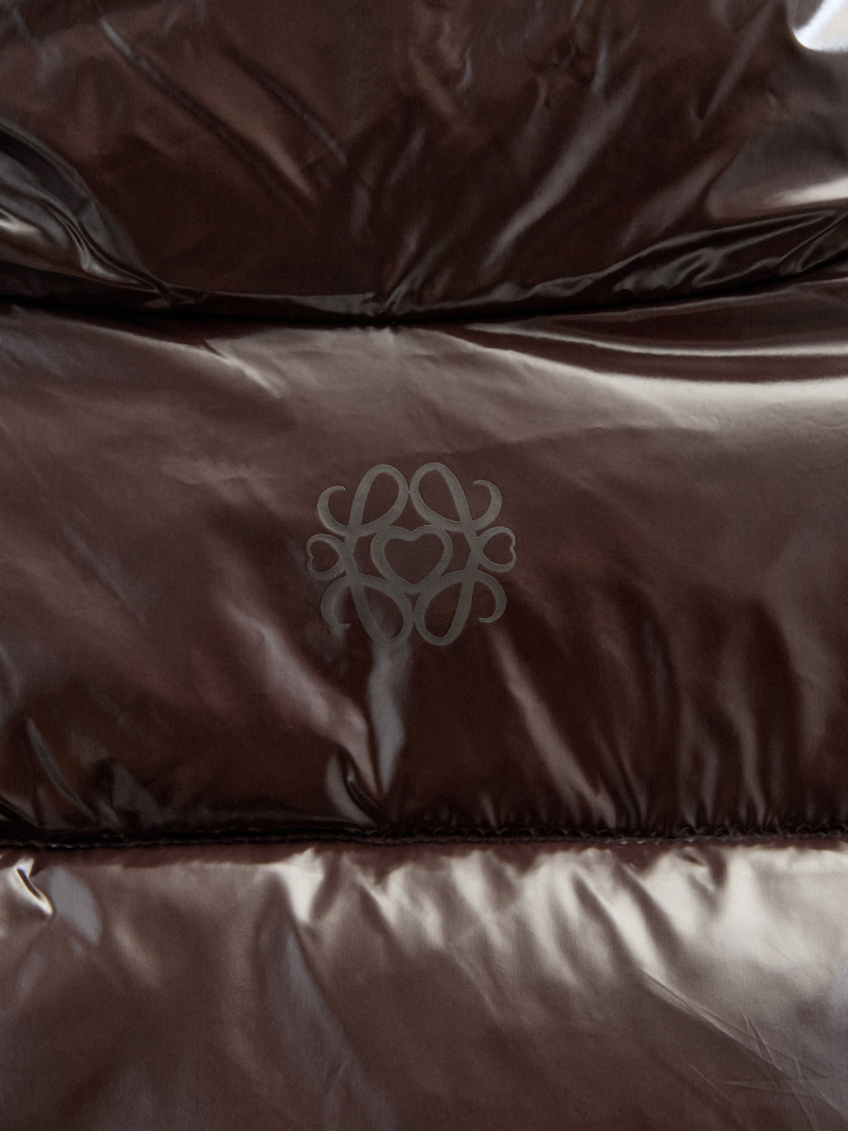Shinny Pufferjakke - Tween - Chocolate | 100532 Violet
