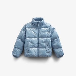 Shinny Pufferjakke - Tween - Blue | 100533 Violet