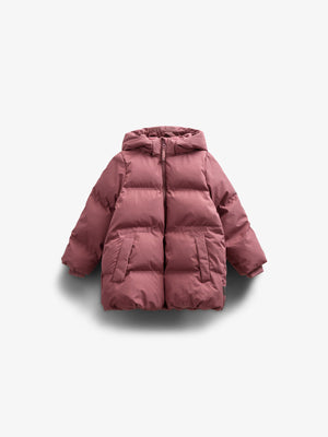 Vinterjakke med snøre - Kids - Vintage Red | 100534 Elenor