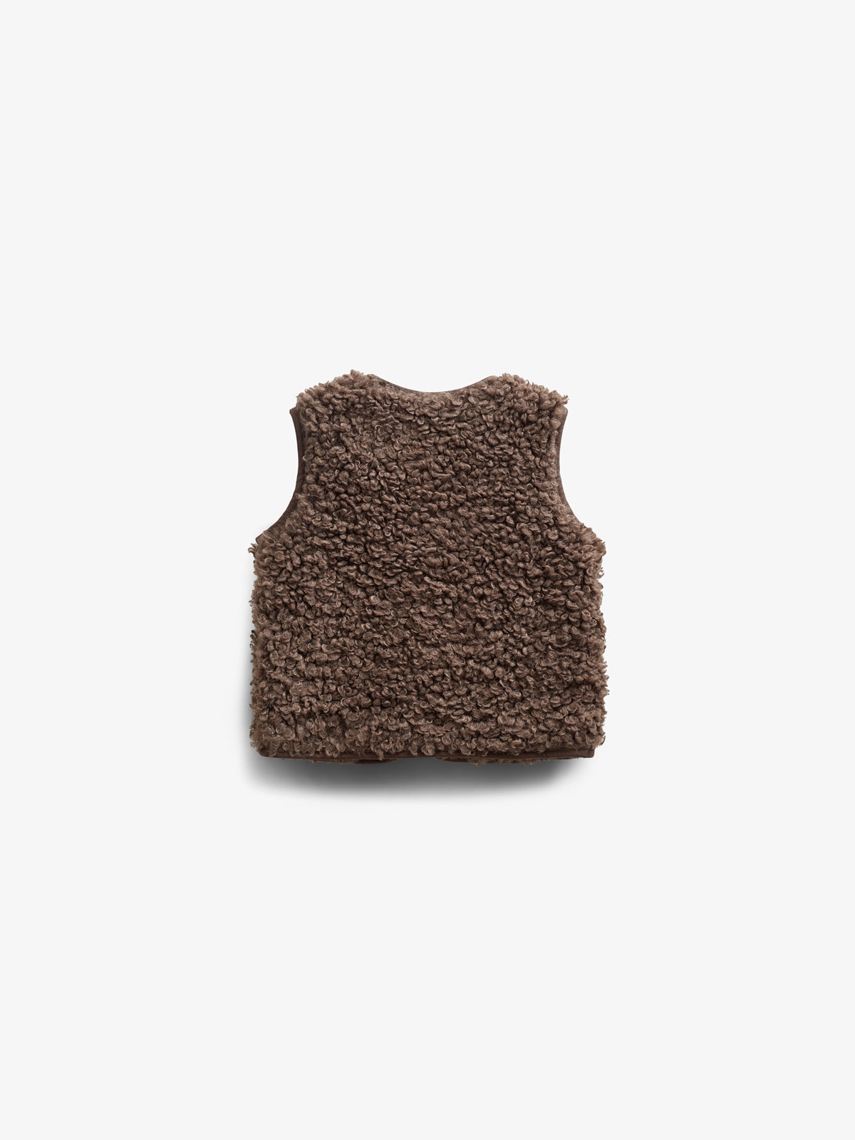 Vest i imiteret pels - Tween - Chocolate | 100553 Ellie