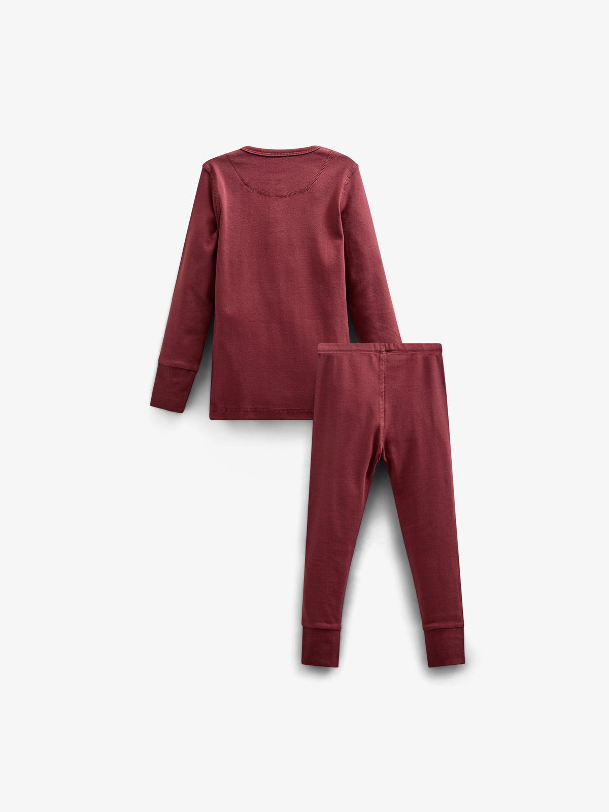 Pyjamas i jersey - Tween - Burgundy | 100555 Bangkok
