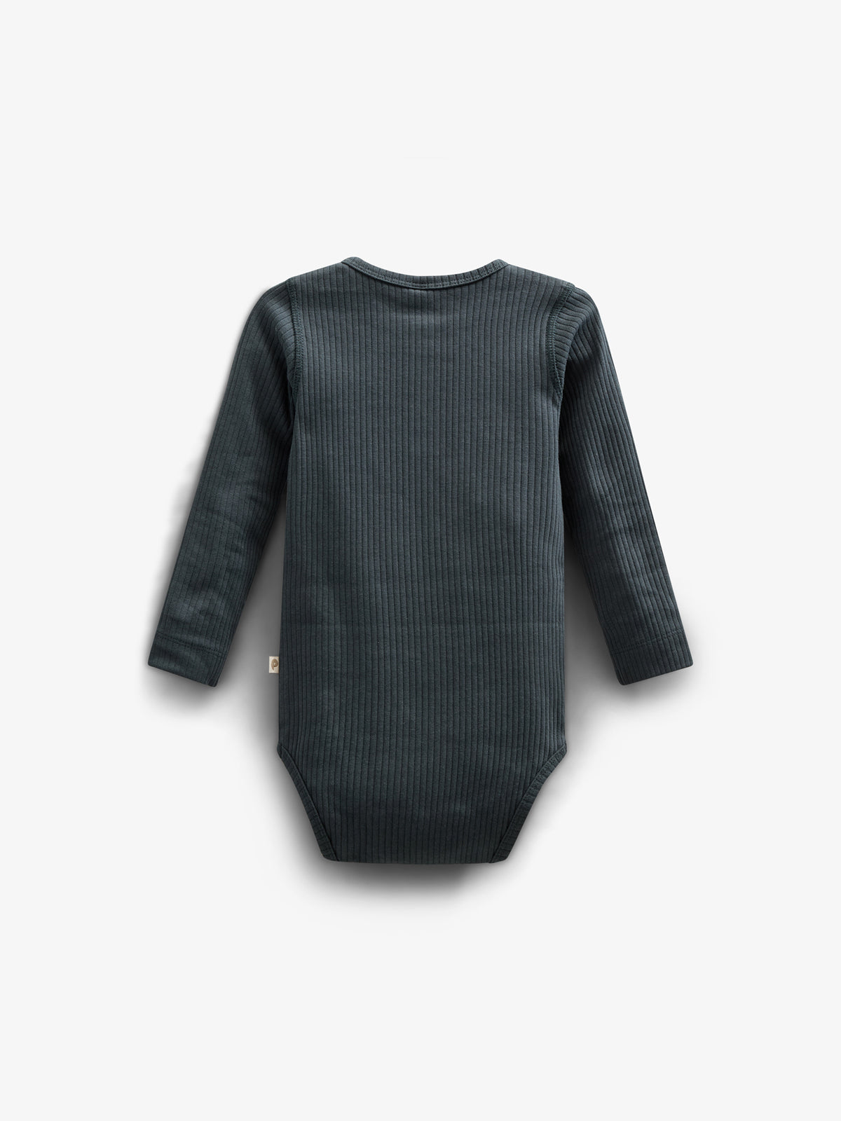 Langærmet Body i Bomuldsrib - Kids - Forest Green | 100560 Manson