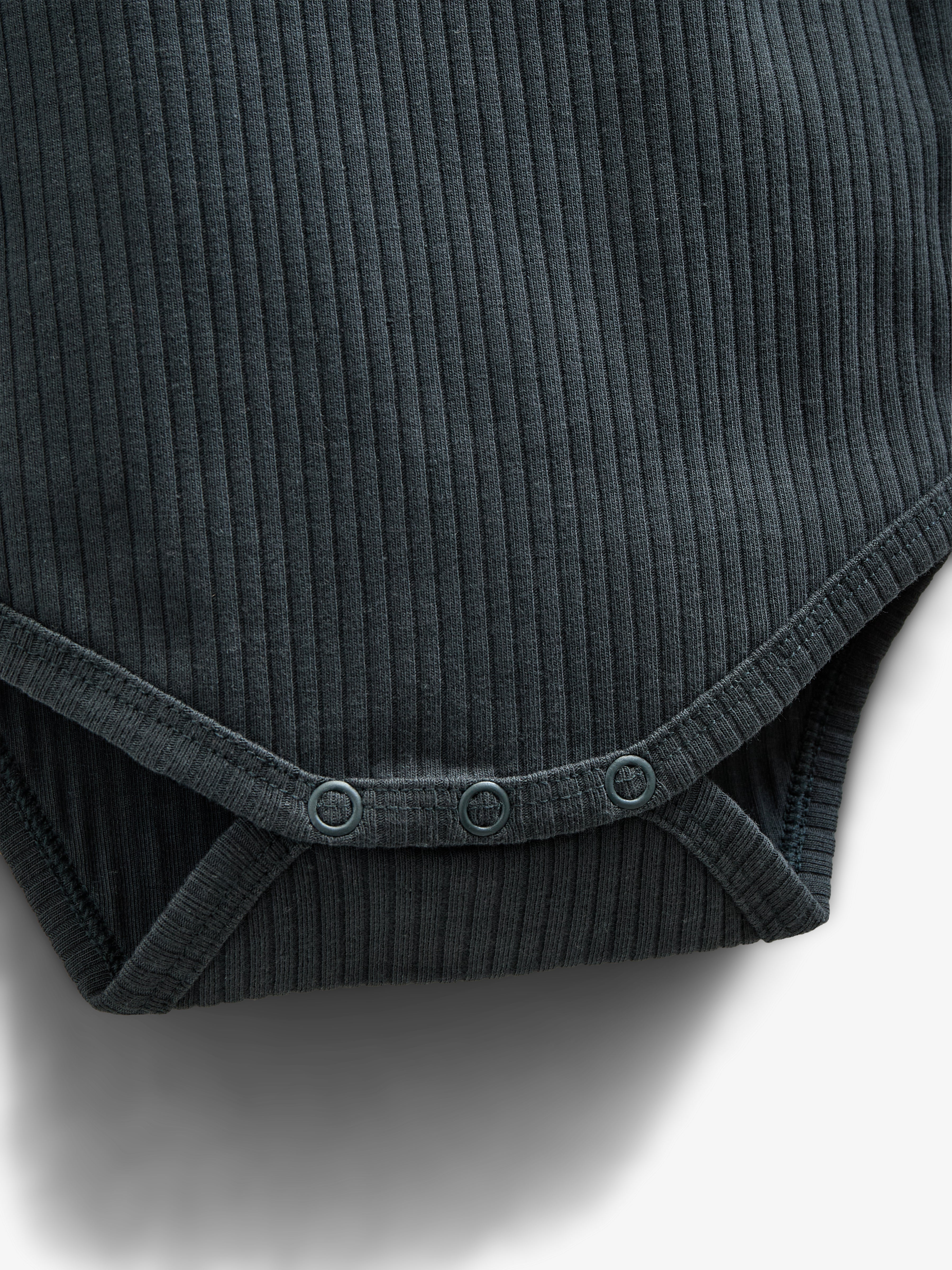 Langærmet Body i Bomuldsrib - Kids - Forest Green | 100560 Manson