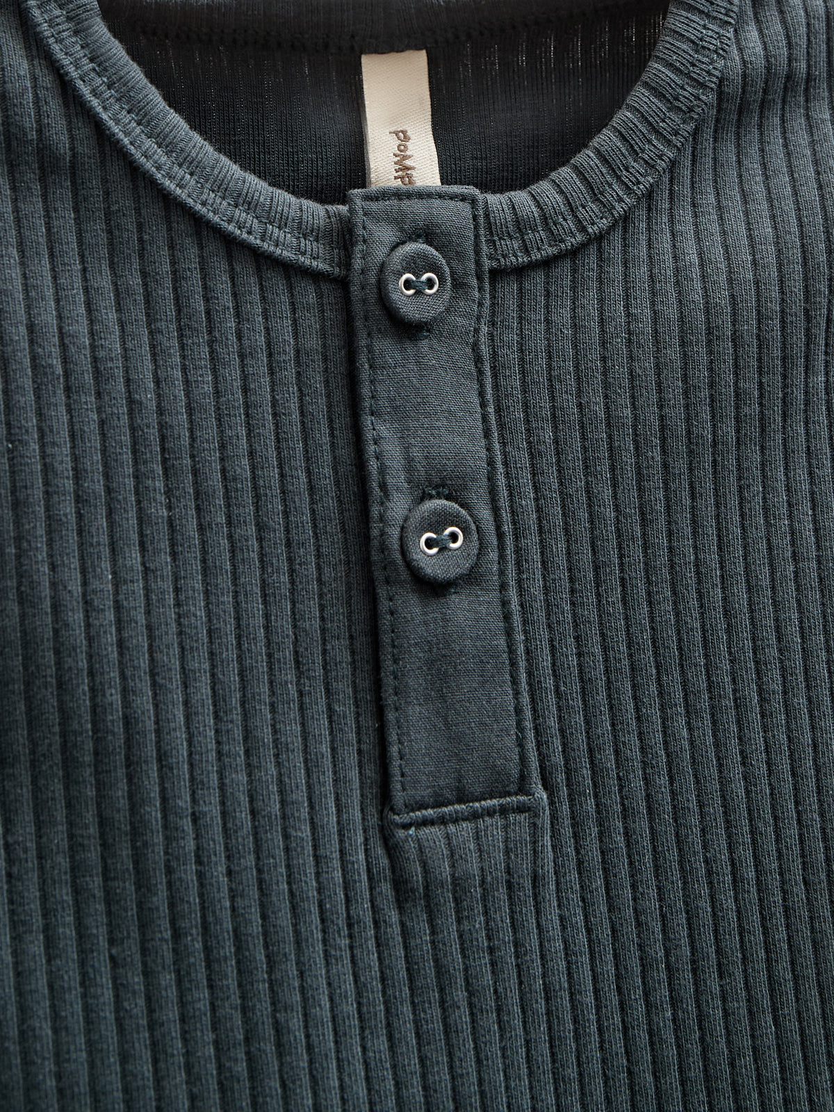 Langærmet Body i Bomuldsrib - Kids - Forest Green | 100560 Manson