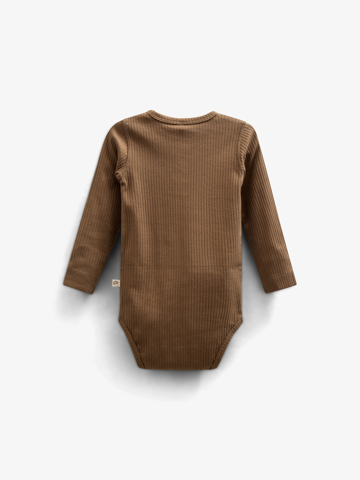 Langærmet Body i Bomuldsrib - Kids - Coffee | 100561 Manson