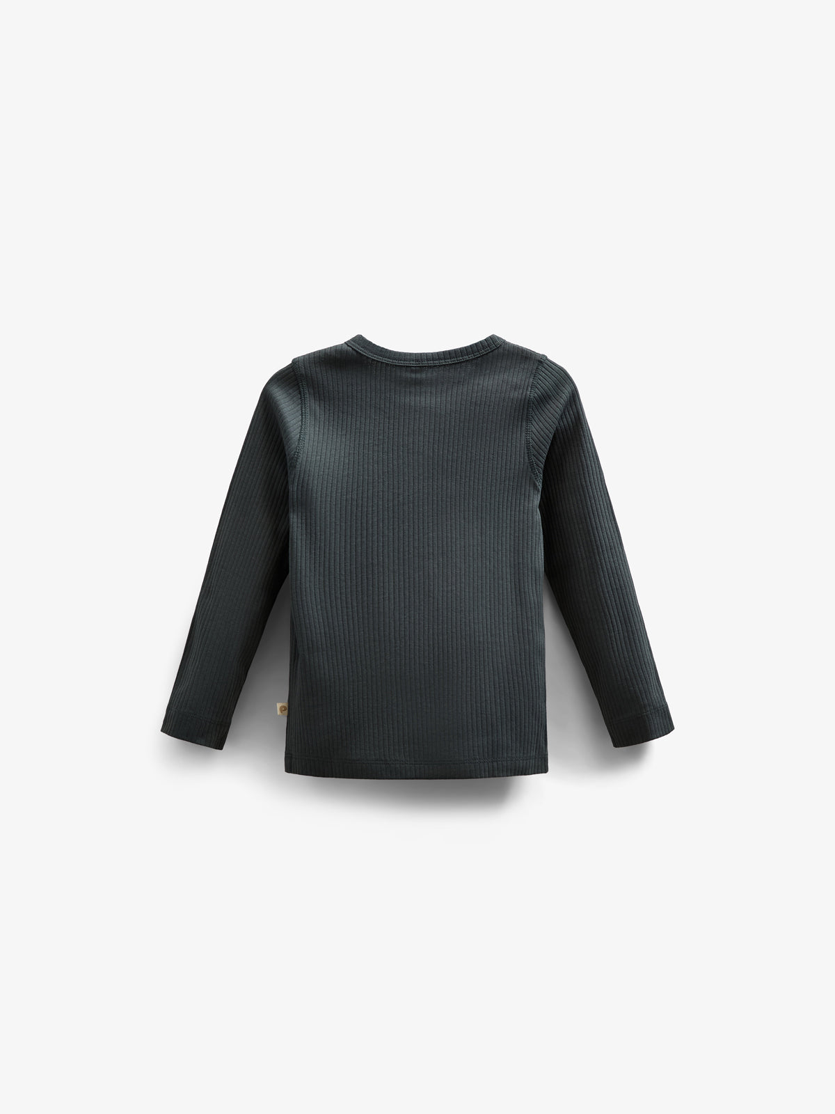 Langærmet T-shirt i Bomuldsrib - Tween - Forest Green | 100567 Manson