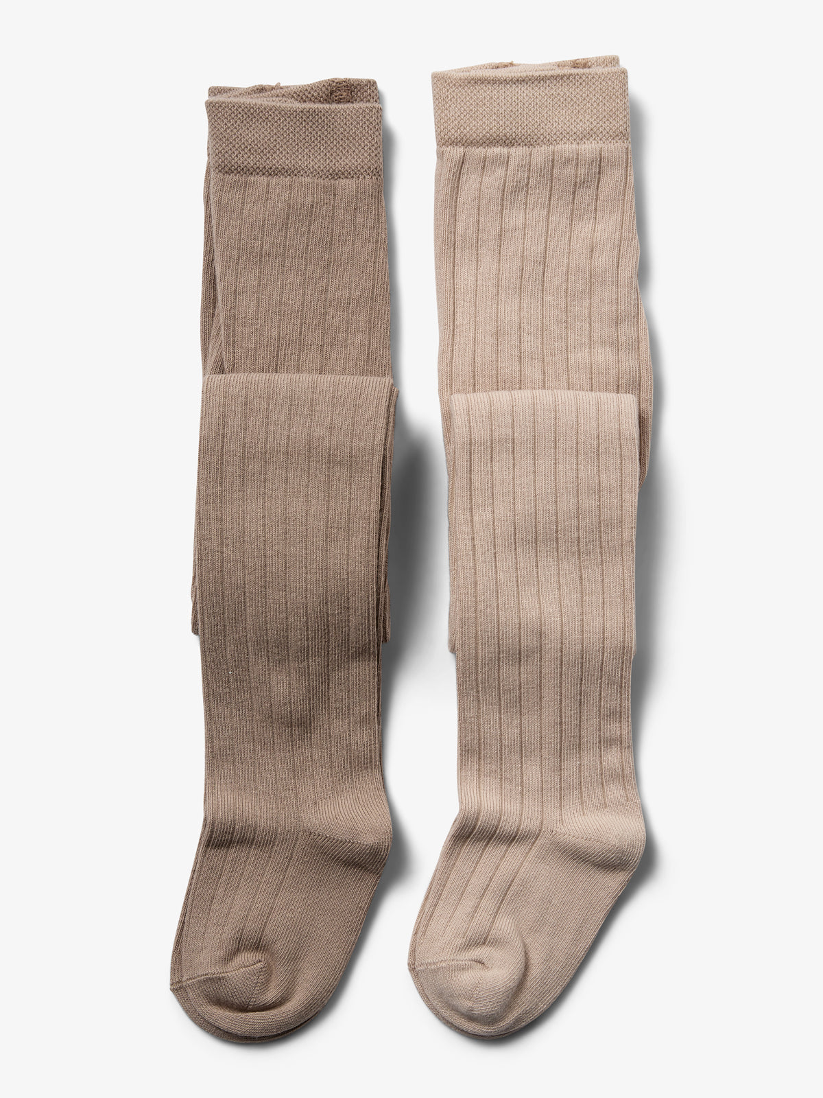 Strømpebukser 2-pak - Little - Moonlight/Dark Beige