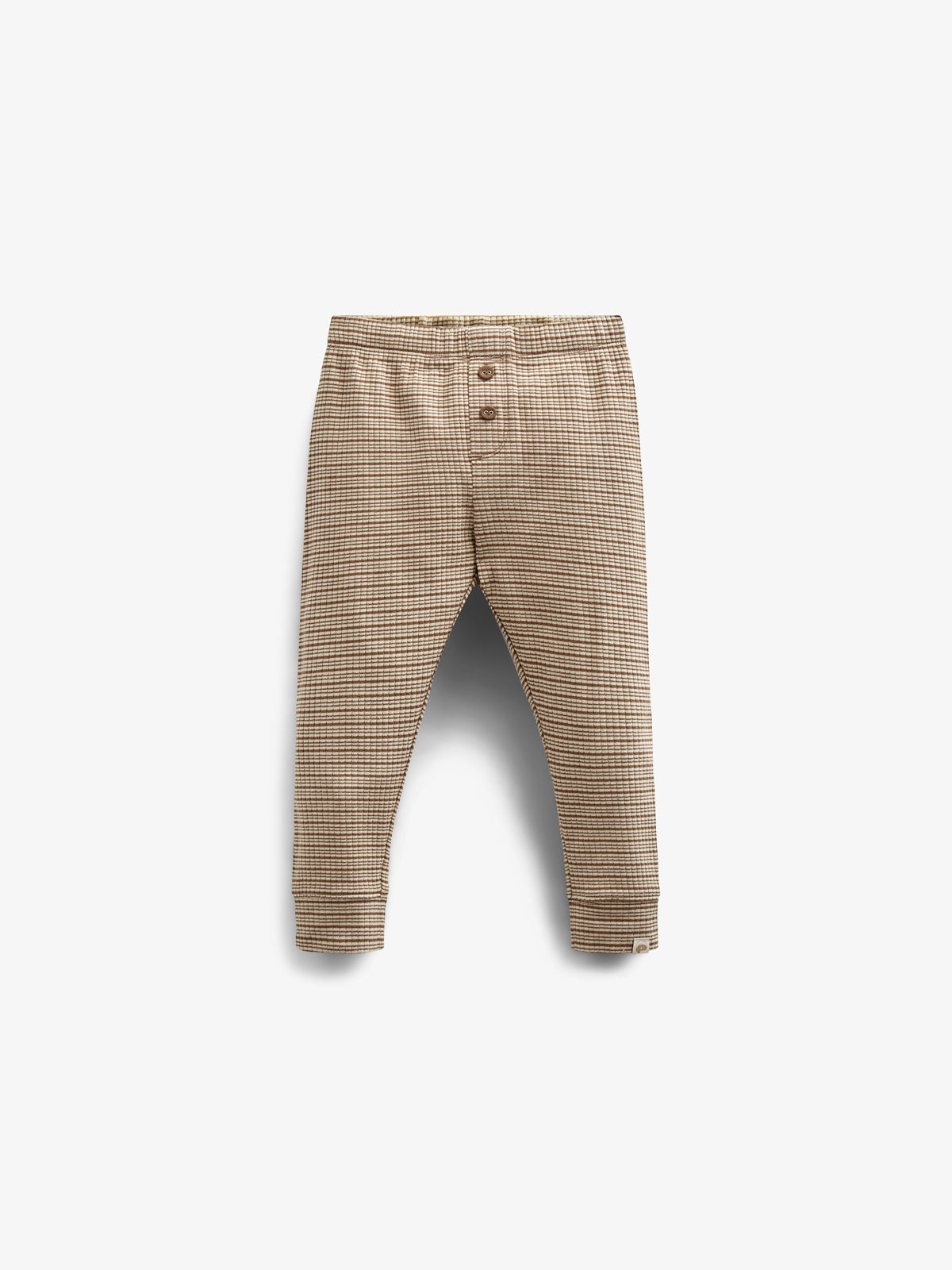Rib-Bukser i Bomuld - Kids - Coffee Stripe | 100571 Manson